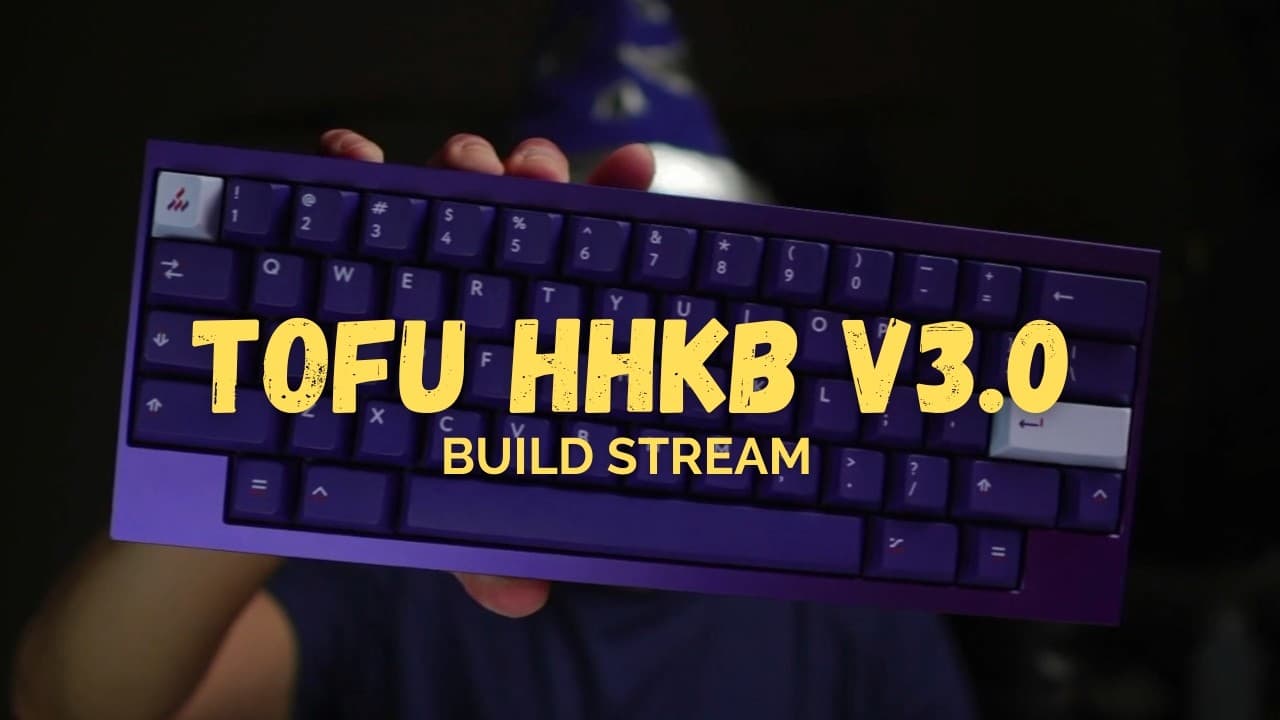 Build: KBDFans Tofu 60 3.0 HHKB